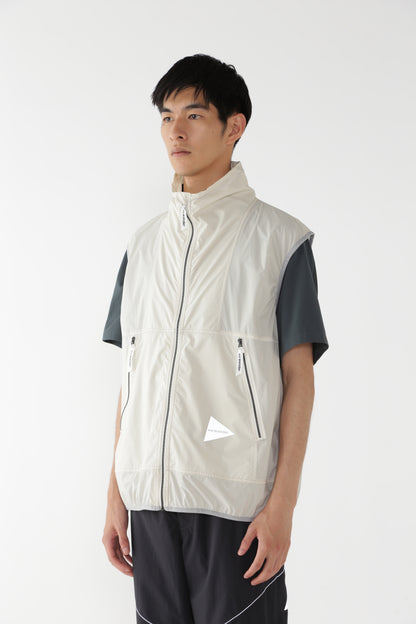 【and wander】PERTEX wind vest (5745121016)