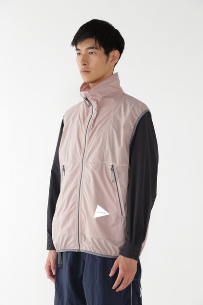 【and wander】PERTEX wind vest (5745121016)