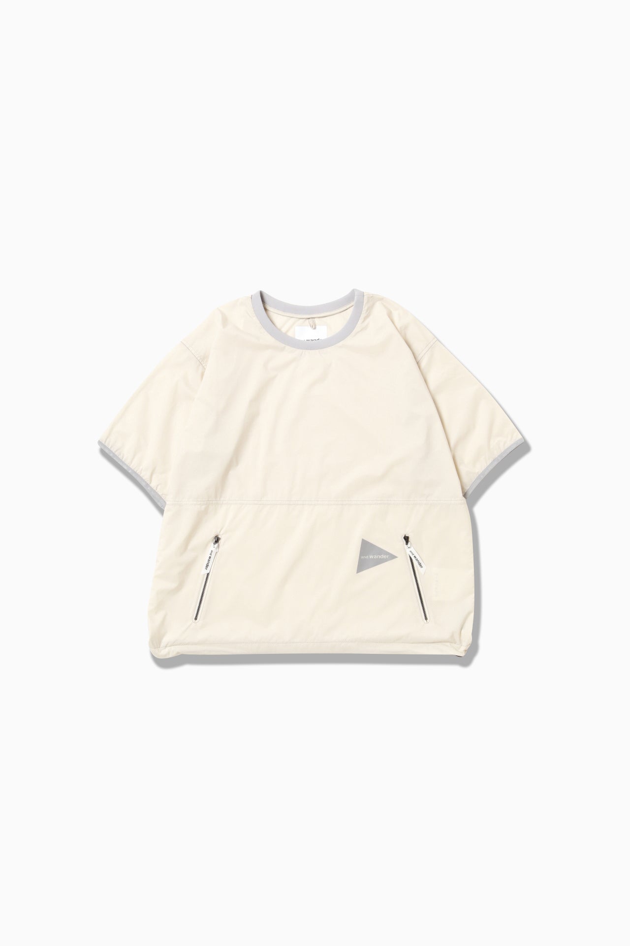 【and wander】PERTEX wind T (5745121017)