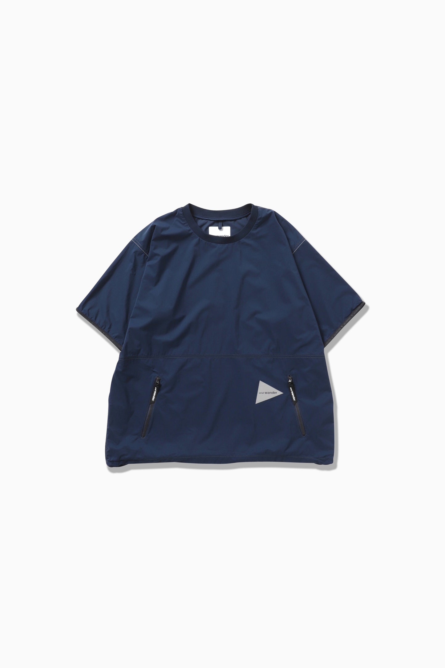 【and wander】PERTEX wind T (5745121017)