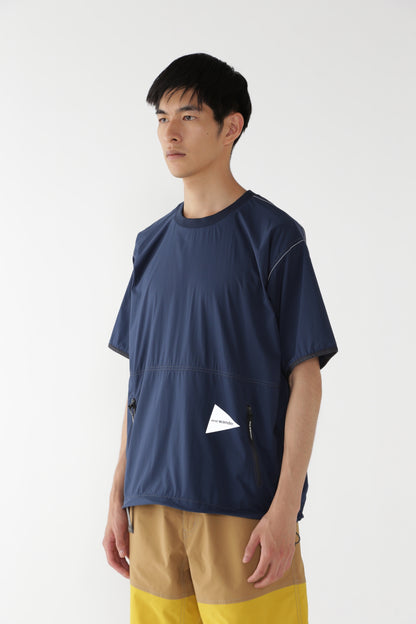 【and wander】PERTEX wind T (5745121017)