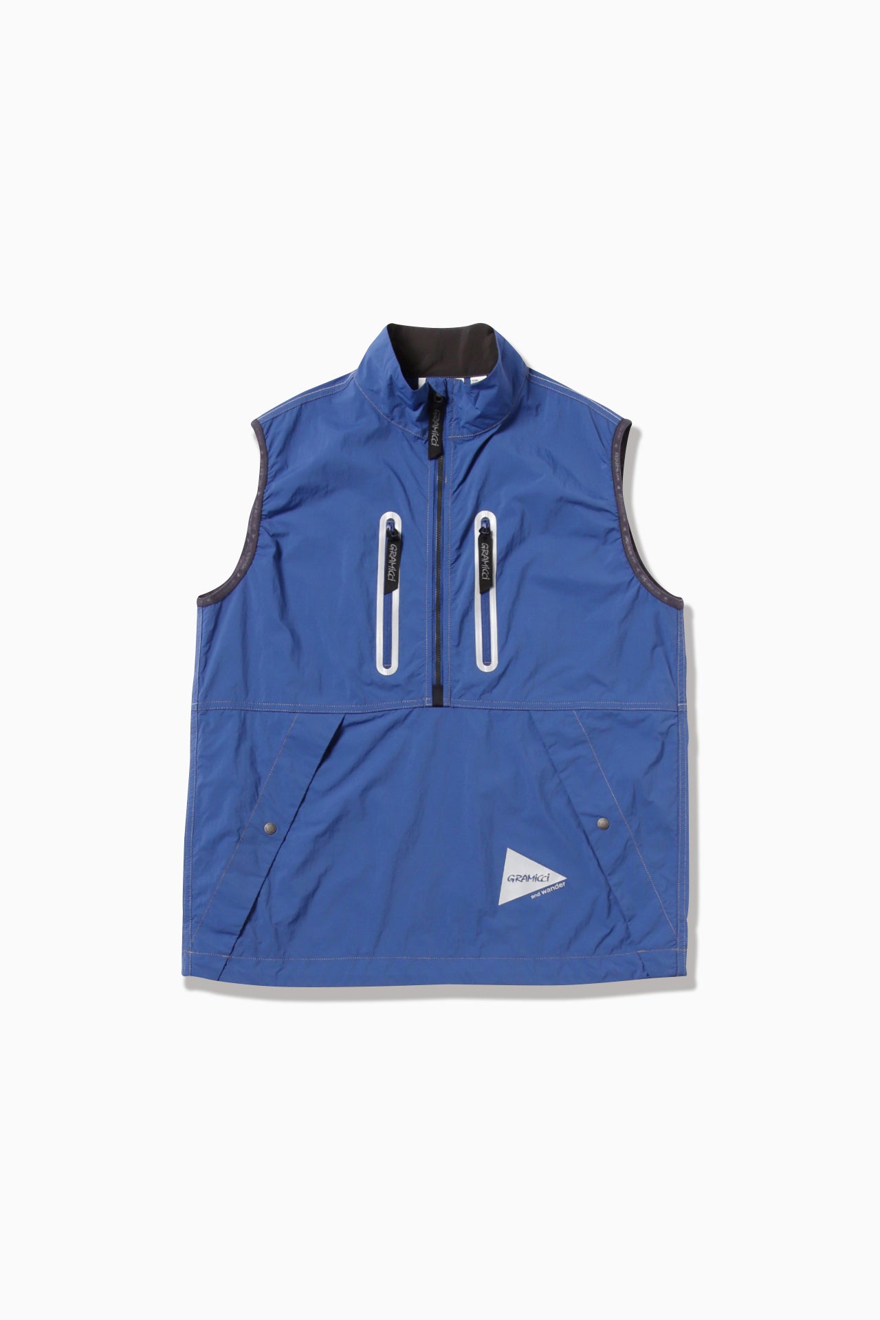 【and wander】GRAMICCI × and wander brushed nylon vest(5745121507)