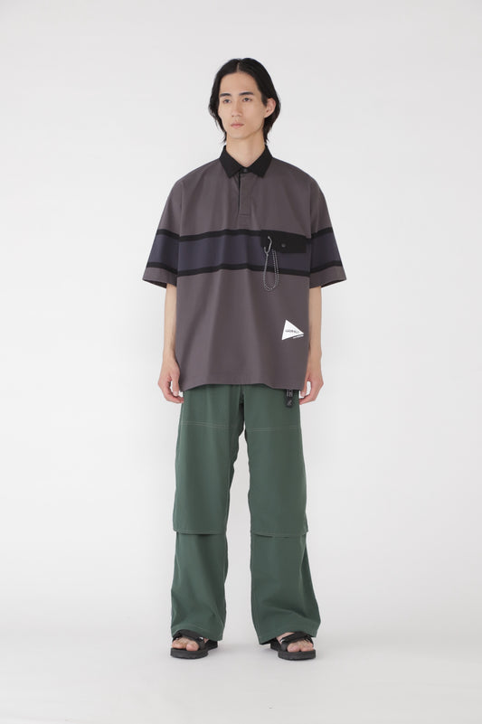 【and wander】GRAMICCI × and wander tech rugby shirt(5745184518)