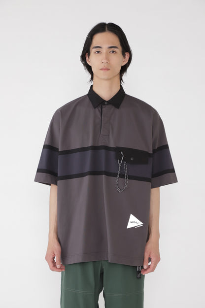 【and wander】GRAMICCI × and wander tech rugby shirt(5745184518)