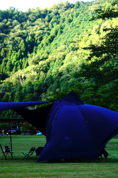 【GUNJYO】Blue Veil INDIGO FLOORLESS SHELTER (HKM504)