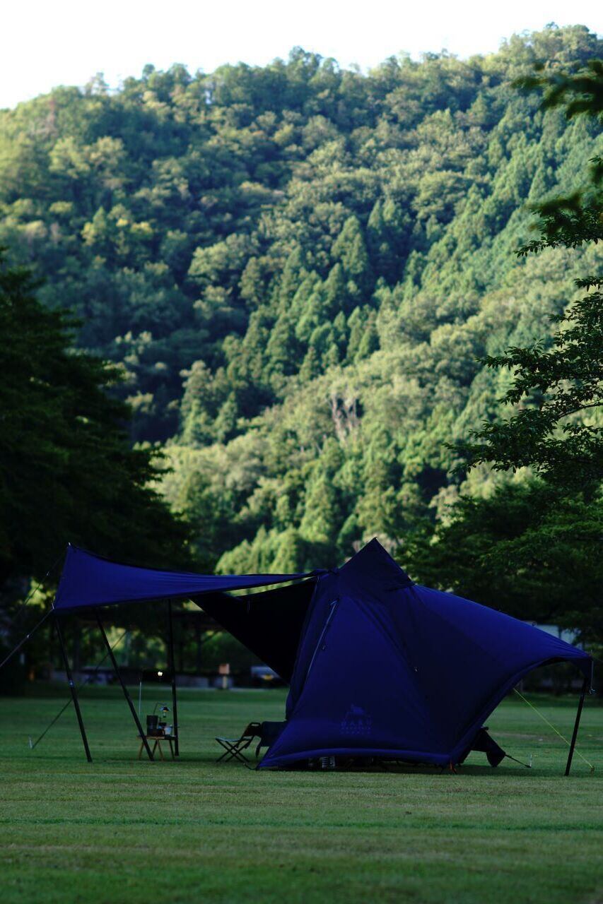 【GUNJYO】Blue Veil INDIGO FLOORLESS SHELTER (HKM504)