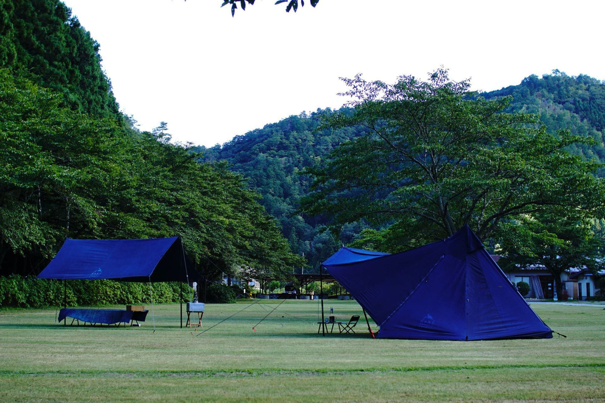 【GUNJYO】Blue Veil INDIGO FLOORLESS SHELTER (HKM504)