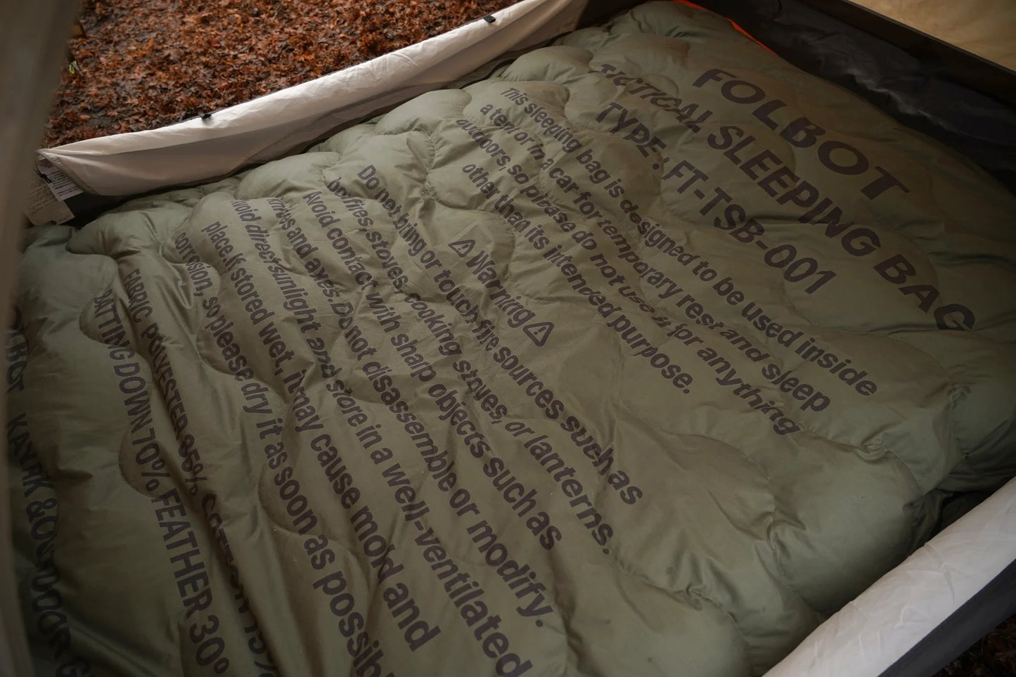 FOLBOT】TACTICAL SLEEPING BAG フォルボット タクティカル FOLBOT】TACTICAL SLEEPING BAG フォルボット タクティカル