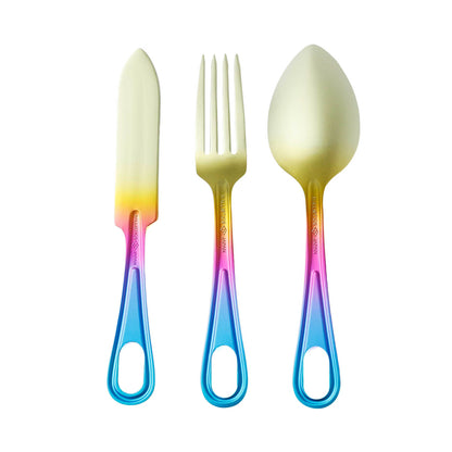 【BALLISTICS】U.S. TITANIUM CUTLERY SET (BLA-2404)