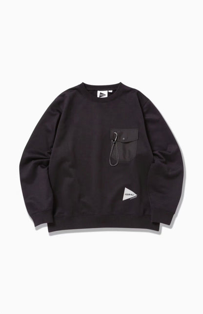 【and wander】GRAMICCI × and wander POCKET SWEAT SHIRT