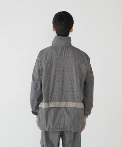 【and wander】Brompton × reflective rip hoodie