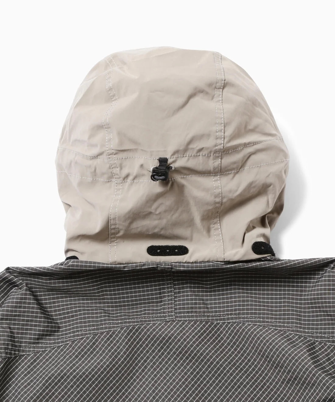 【and wander】Brompton × reflective rip hoodie