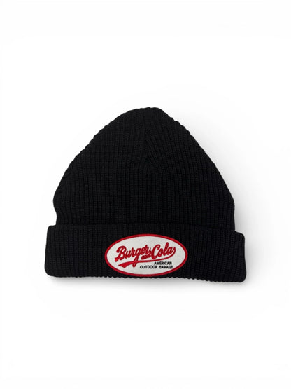 【BURGER & COLA】OVAL Patch Beanie