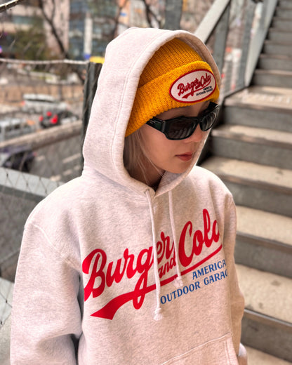 【BURGER & COLA】OVAL Patch Beanie