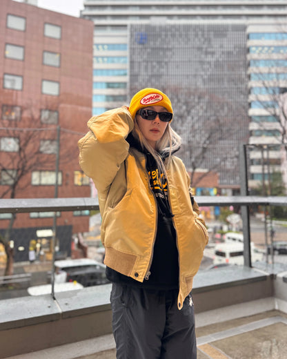【BURGER & COLA】OVAL Patch Beanie