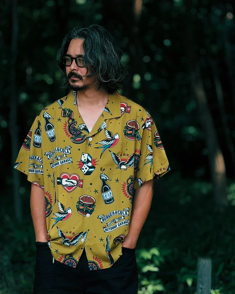 【BURGER & COLA】FLASH Shirt