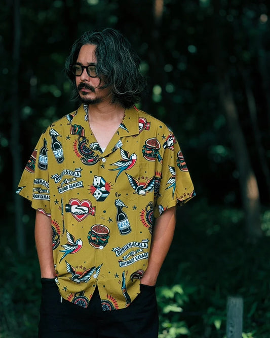 【BURGER & COLA】FLASH Shirt