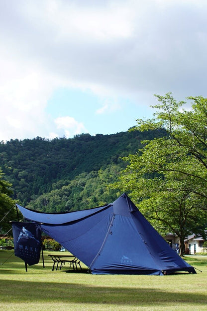 【GUNJYO】Blue Veil INDIGO FLOORLESS SHELTER (HKM504)