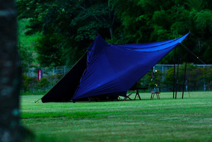 【GUNJYO】Blue Veil INDIGO FLOORLESS SHELTER (HKM504)