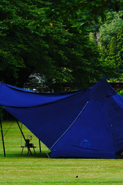 【GUNJYO】Blue Veil INDIGO FLOORLESS SHELTER (HKM504)