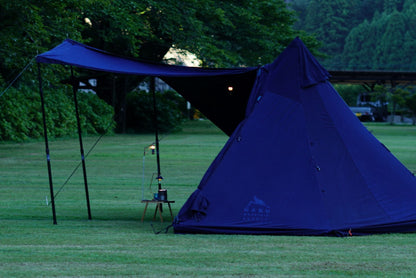 【GUNJYO】Blue Veil INDIGO FLOORLESS SHELTER (HKM504)