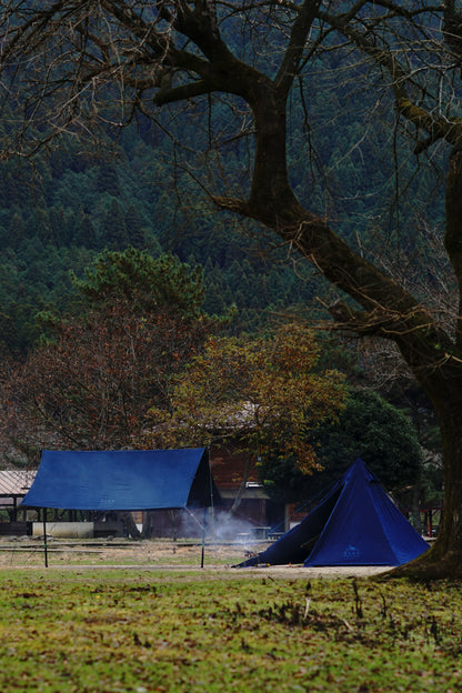 【GUNJYO】Blue Veil INDIGO FLOORLESS SHELTER (HKM504)