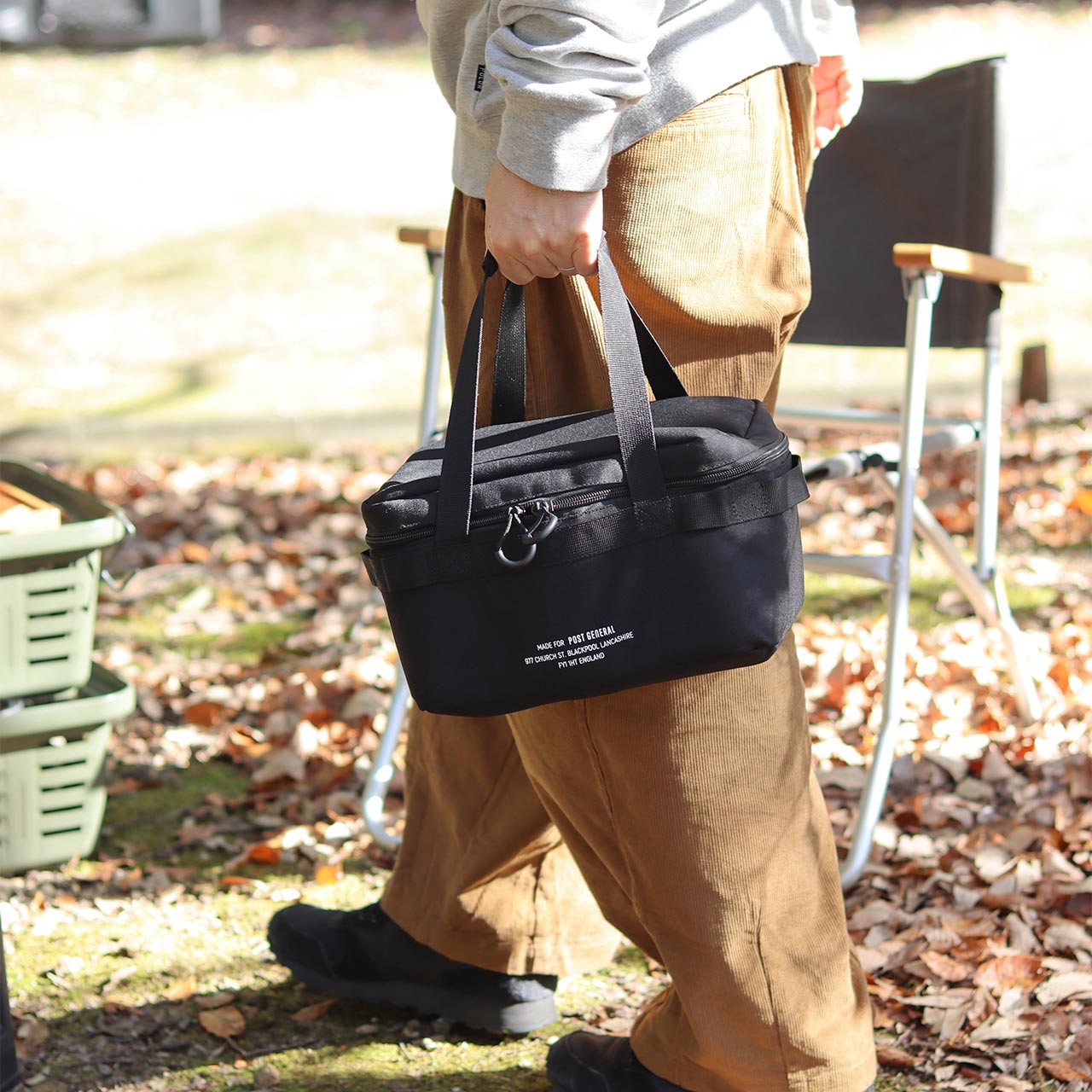 【POST GENERAL】FIELD COOLER BAG / フィールドクーラーバッグ - BLACK 【982340006】